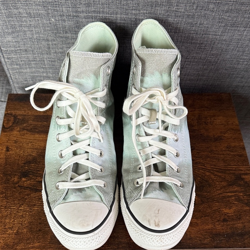 Converse Mint Green High-Top Sneakers W 11 or M 9